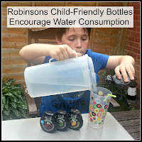 Boy pouring from a Robinsons Squash'd bottle with title overlaid. 