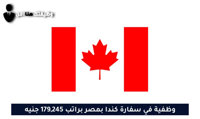 وظيفة خالية بالسفارة الكندية بمصر براتب 179,245 جنيه