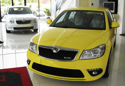 Skoda Superb and Skoda Octavia VRS at Showroom Photos