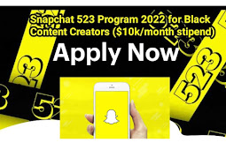 Kamfanin Snapchat Ya Buɗe Shafin Bayarda Tallafi Ga Bakar Fata Mai Taken [Snapchat 523 Creator Accelerator Program for Black Content Creators