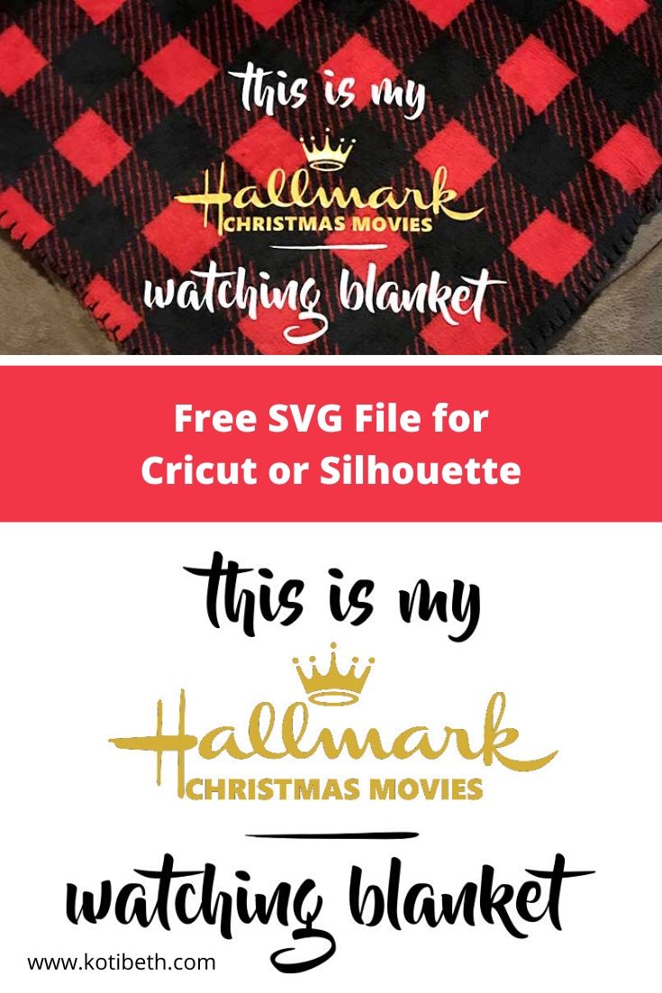 Hallmark Christmas Movie Blanket SVG File Free