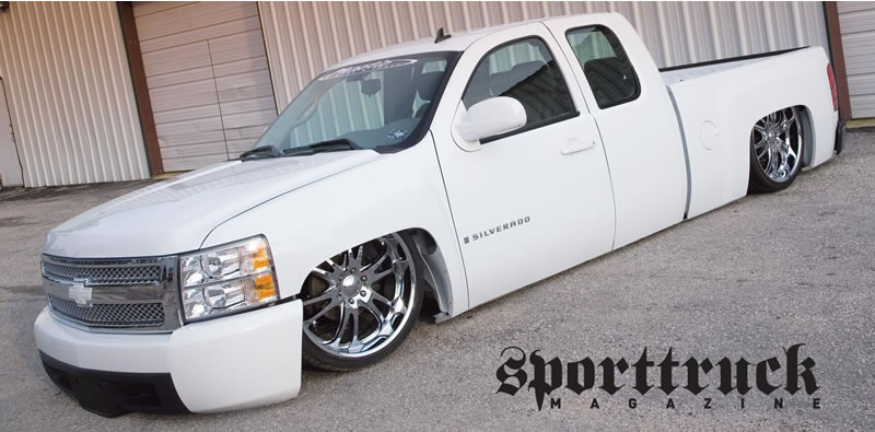 Dumped Clean Silverado sport truck