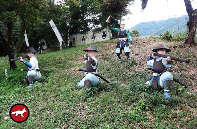 Utilisation de fusils lors de la bataille de Sekigahara