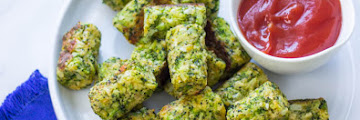 Healthy Baked Broccoli Tots