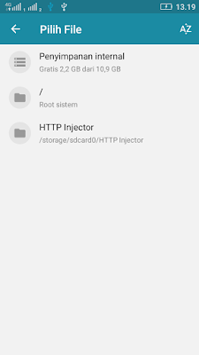 cara import config internet gratis work http injector XL, Axis, Telkomsel, Indosat, Three (3)