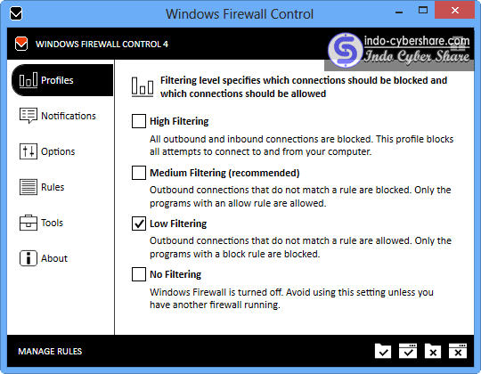 Windows Firewall Control