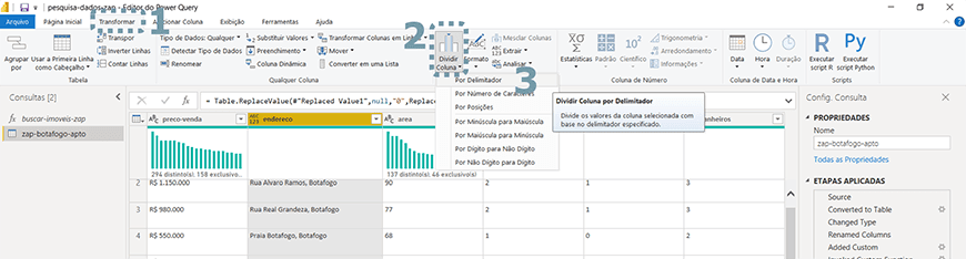 Guia passo a passo tratamento de dados com Power bi - figura 13