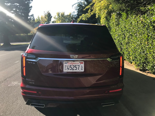 Rear view of 2020 Cadillac XT6 Sport AWD