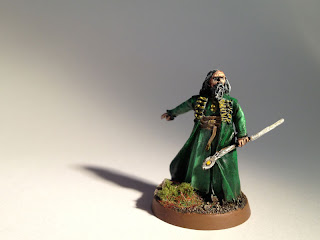 The Hobbit Arnor - Malbeth the Seer with warband of Arnor Rangers