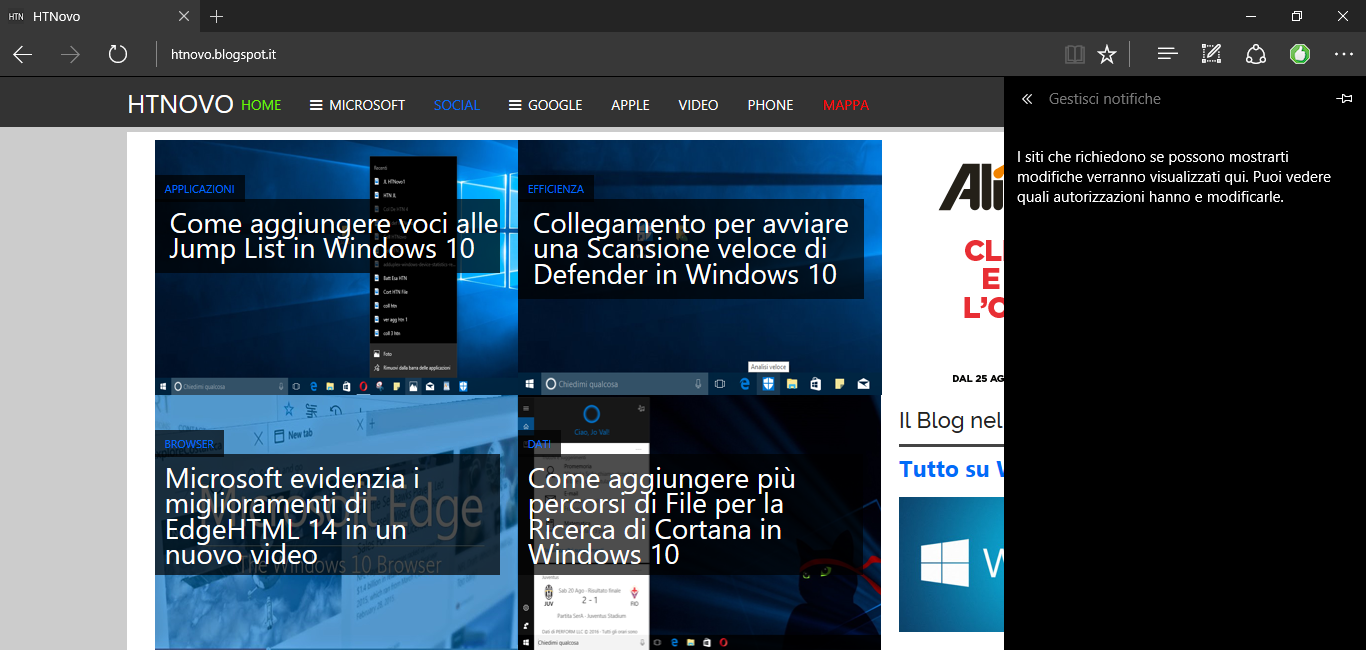 Bug di Edge fissato da Microsoft dopo individuazione e segnalazione di Jo Val (HTNovo) HTN