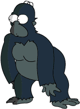 Homer as King Kong