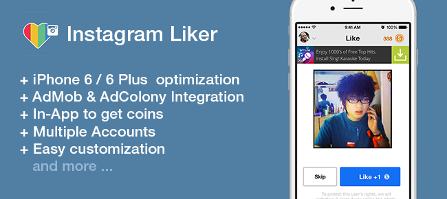 Instagram Liker - Likes Booster for Instagram iOS (Free ... - 650 x 290 png 71kB