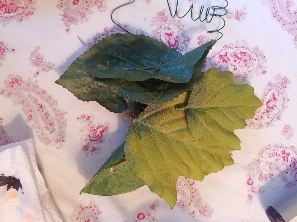 silk leaves