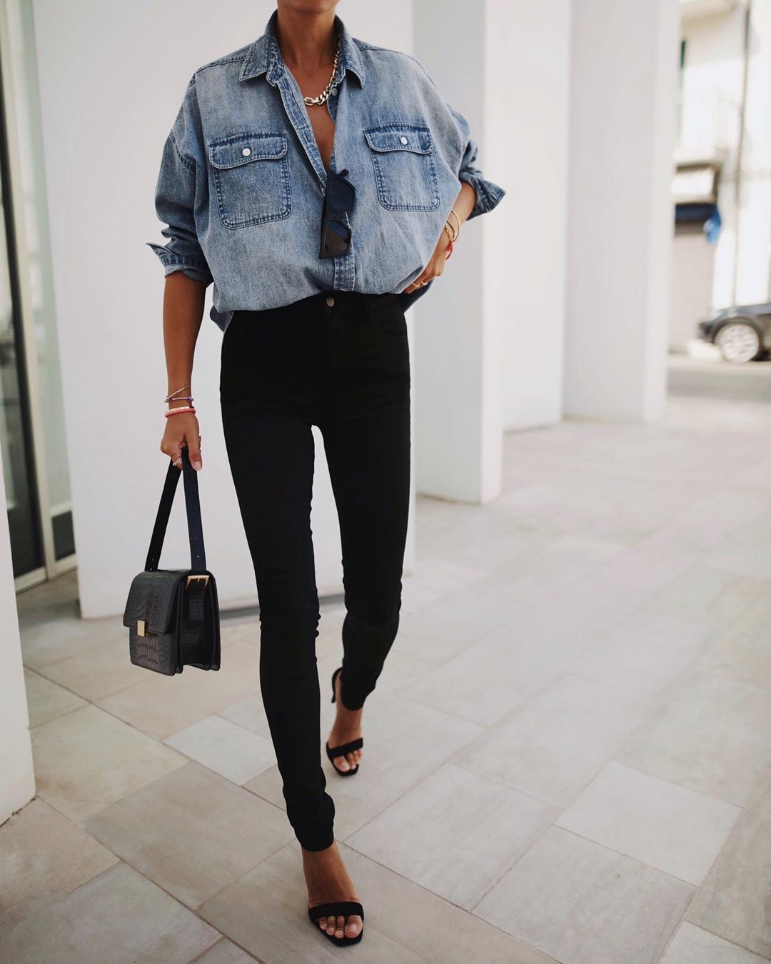 This Outfit Puts a Chic Spin on Casual Basics