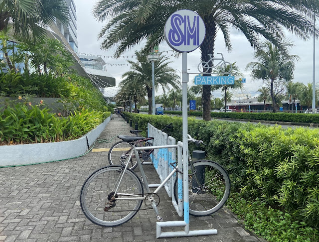 Bicycle racks at the Conrad Manila