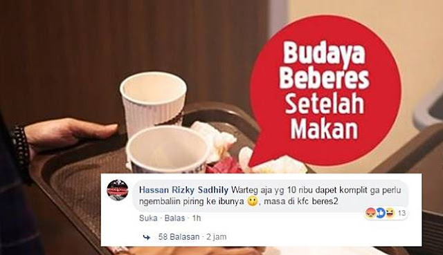 KFC Indonesia Viralkan Budaya Beberes Lewat Medsos