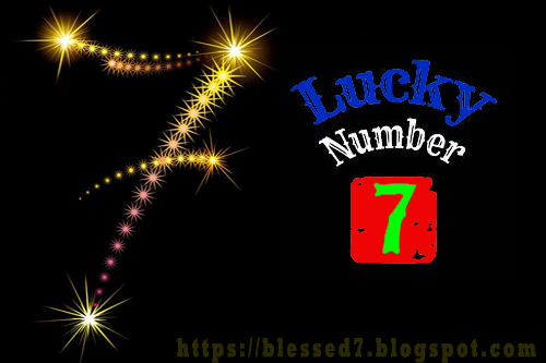 Lucky Number 7 - seven is so perfect and powerful that it represents a connection to the universe