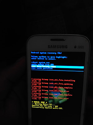  Pada kesempatan kali ini saya akan menunjukkan tutorial cara Hard Reset Samsung Galaxy Cor Hard Reset Samsung Galaxy Core 2 SM-G355H