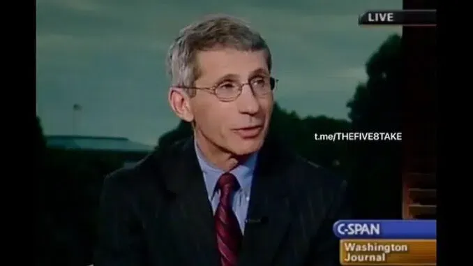 Fauci Flashback: ‘The Most POWERFUL Vaccine Is Getting Infected Yourself’