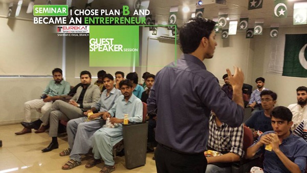 Eureka Pakistan Seminar on Entrepreneurship by Mohammad Mustafa Ahmedzai