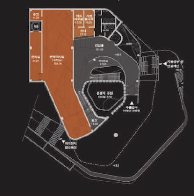 First floor plan of  Eunpyeong Eco-Museum