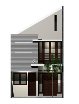 Contoh Denah Rumah  Lebar  5  Meter  Desain  Rumah 