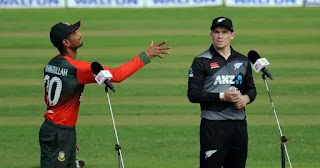 New Zealand won the toss and elected to bat