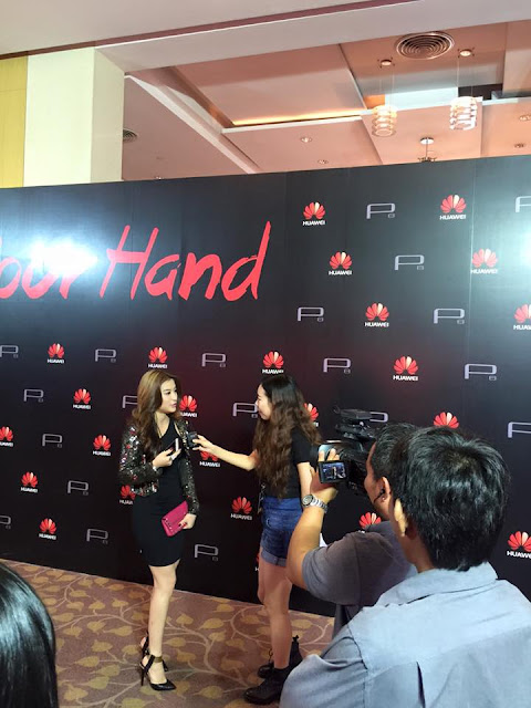 Wut Hmone Shwe Yi  Attends Product Launch of Huawei P8 for Southeast Asia Region in Bangkok