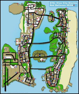 gta vice city map. GTA: Vice City