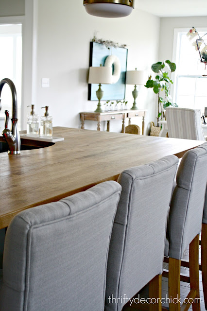 How to stain and treat butcher block wood countertops