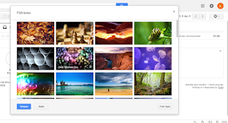 Cara Mempercantik Tampilan Tema Background Di Akun Gmail