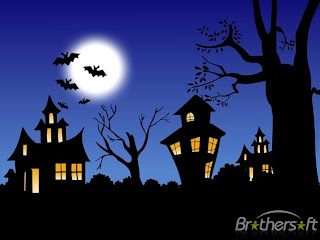 free halloween night screensaver