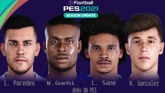 Faces From eFootball 2022 for eFootball PES 2021 Pack 1