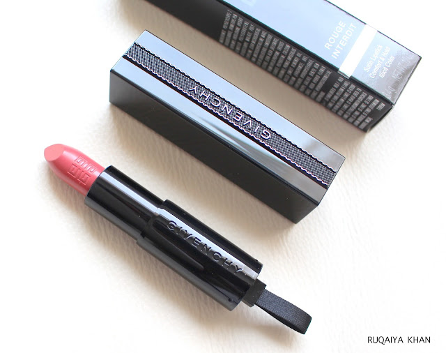 GIVENCHY Rouge Interdit Satin Lipstick in ROSE NOCTURNE 06 Review and Swatches