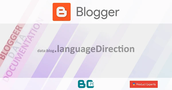 Blogger - data:blog.languageDirection