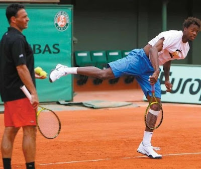 gael monfils fotos. that Gael Monfils was on