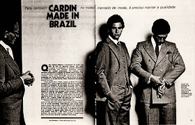 moda masculina anos 70. Pierre Cardin década de 70. Moda anos 70.