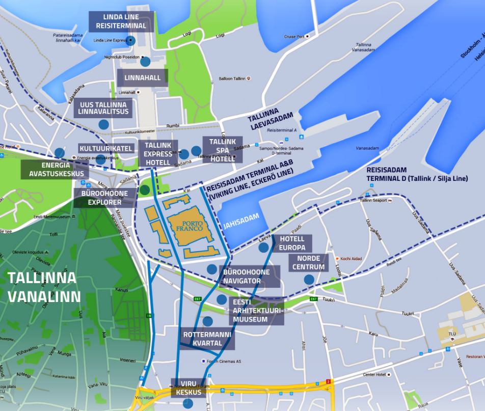 tallinnan satama kartta Tallinnan satamaan Prisma vuoden 2018 alussa   Tallinna Tutuksi tallinnan satama kartta