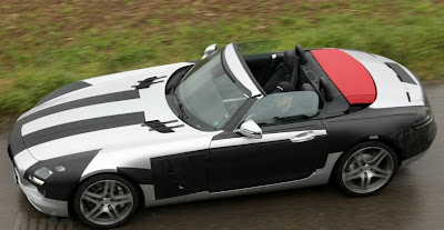 Mercedes SLS AMG Convertible  spy pics