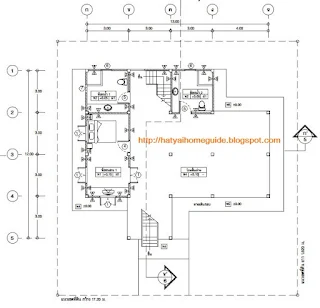 แบบบ้านปฏิทินตราช้าง บ้านสองชั้น 3ห้องนอน 3ห้องน้ำ พ.ศ 2556 [6]