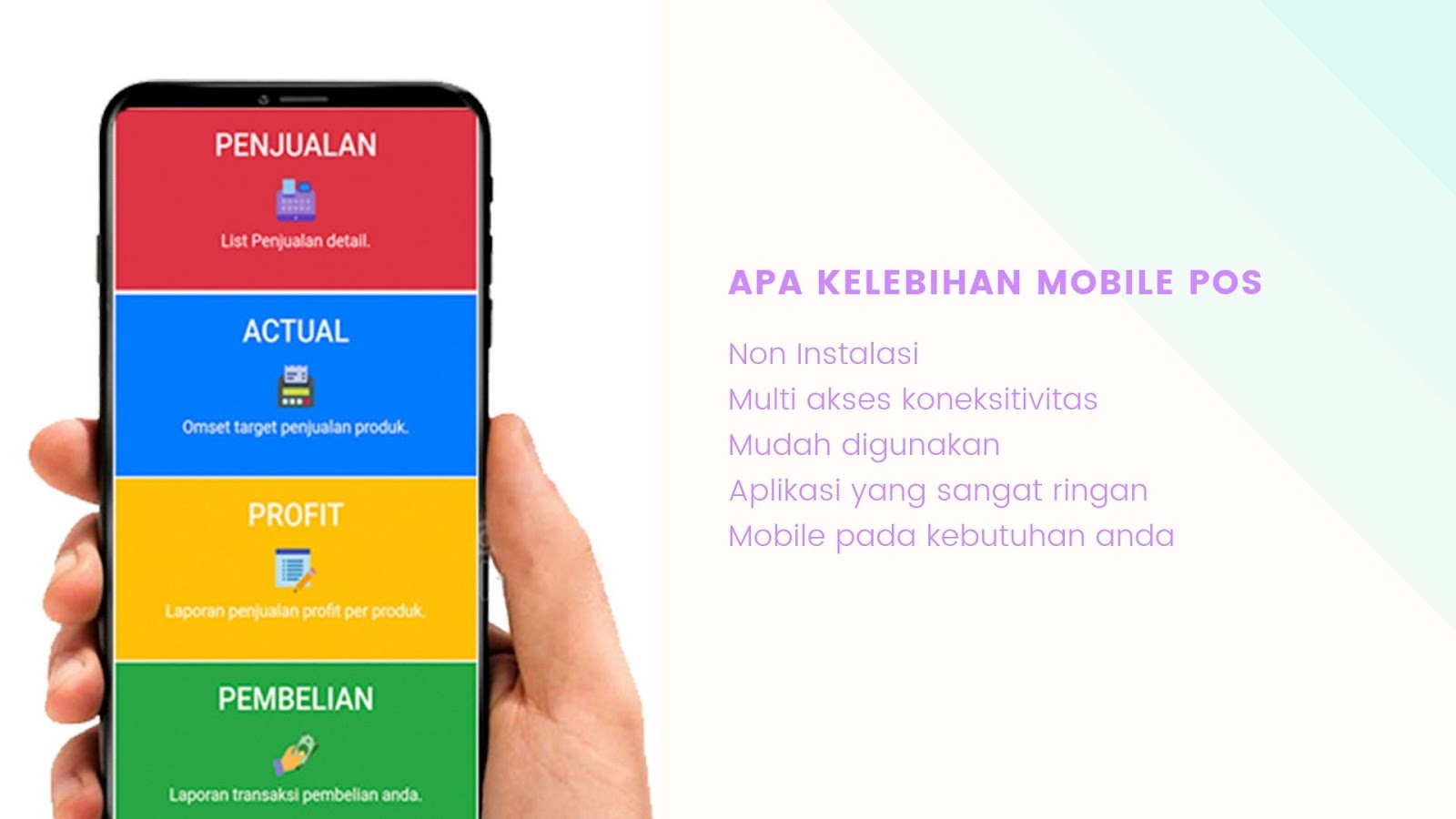 MOBILE POS ON THE GO,mesin kasir android ios