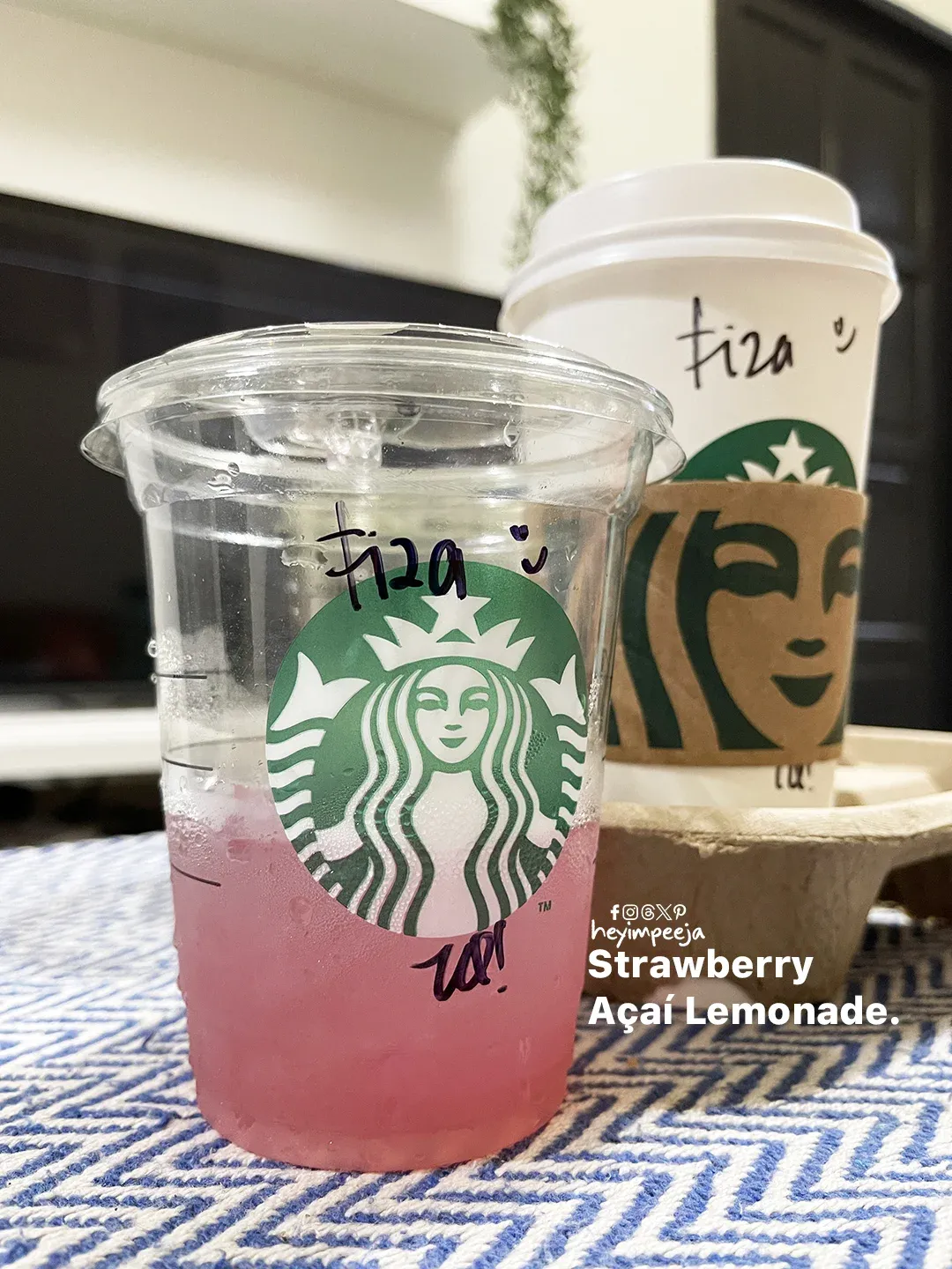 Strawberry Açaí Lemonade Starbucks Menyegarkan