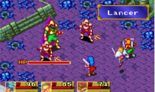 Zog boss with lancers showing up here Zog is green knight like normal and the lancers are purple coloured