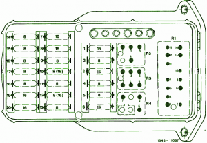 Fuse Box Mercedes Benz 1988 E190 Diagram