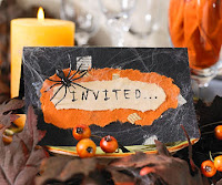 Handmade Halloween Invitations