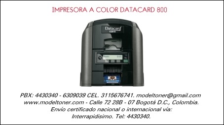 IMPRESORA A COLOR DATACARD 800