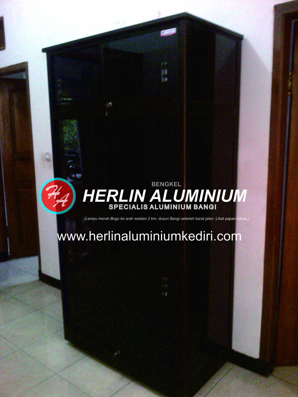 Daftar harga lemari  pakaian  aluminium Kediri Jawa Timur 