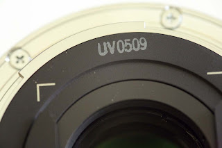 Manufacturing code on the EF15mm f/2.8 Fisheye lens