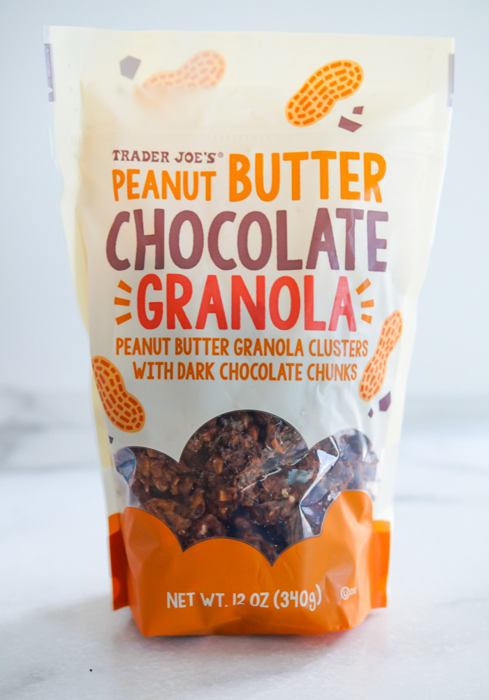 Trader Joe's Peanut Butter Chocolate Granola package