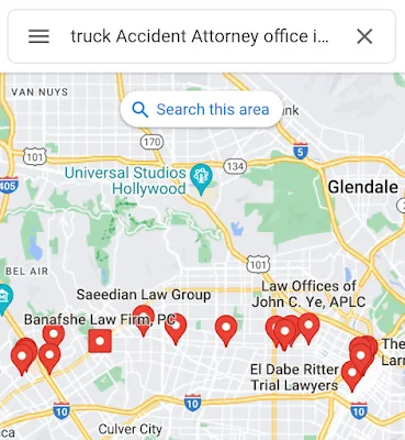 Truck Accident Attorney office in los Angeles